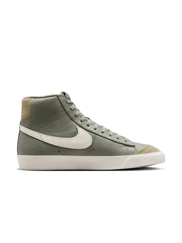 Кроссовки blazer mid '77 premium 'dark stucco' Nike — изображение 2 из 4, оливковый зеленый/мульти