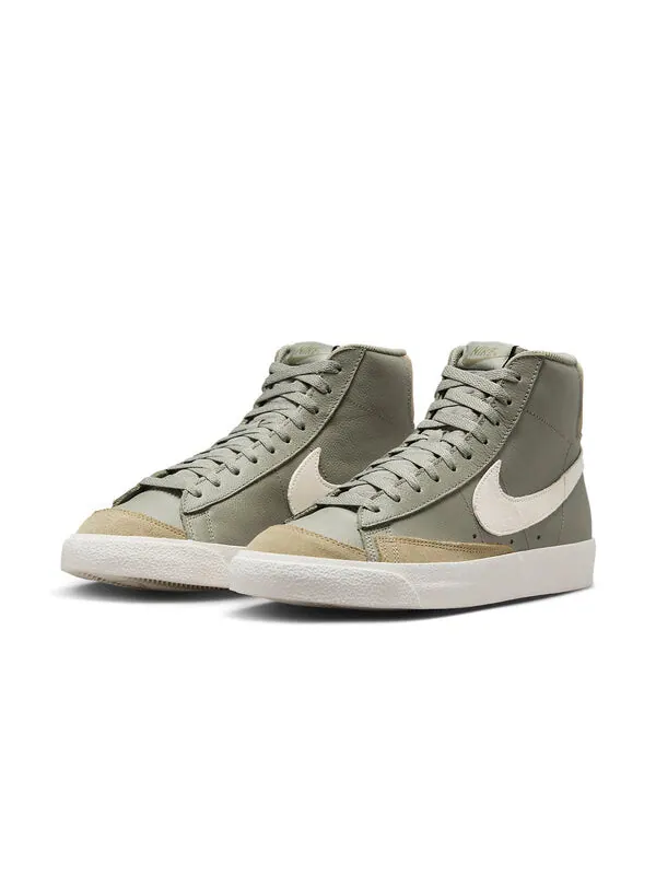 Кроссовки blazer mid '77 premium 'dark stucco' Nike — изображение 3 из 4, оливковый зеленый/мульти