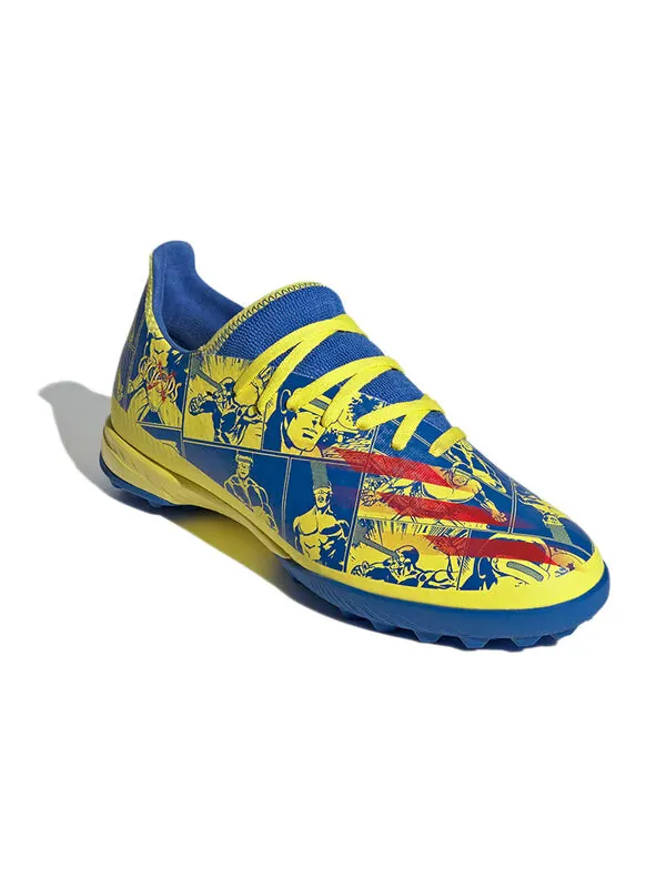 Кроссовки x ghosted .3 tf Adidas — изображение 3 из 4, синий/желтый/красный