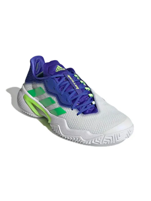 Кроссовки barricade 'white sonic ink' Adidas — изображение 3 из 4, синий/зеленый