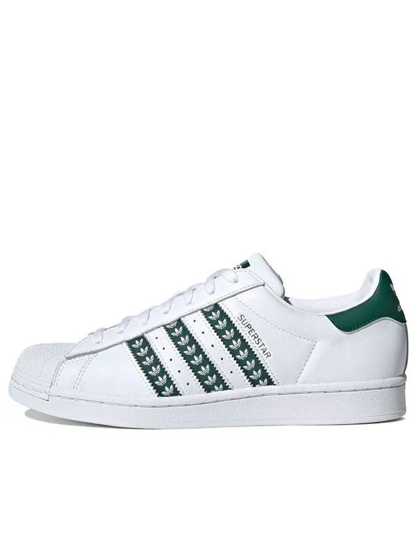 Кроссовки оригиналы суперзвезда Adidas — изображение 1 из 4, зеленый/белый