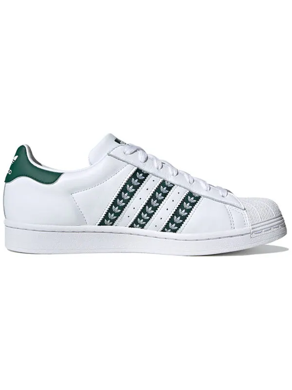 Кроссовки оригиналы суперзвезда Adidas — изображение 2 из 4, зеленый/белый
