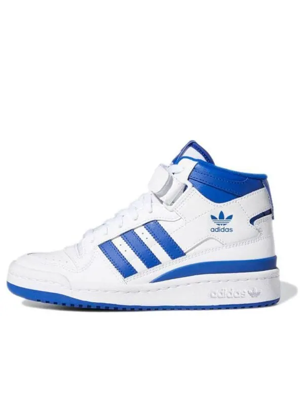 Кроссовки оригиналы форум середина Adidas — изображение 1 из 4, белый/синий