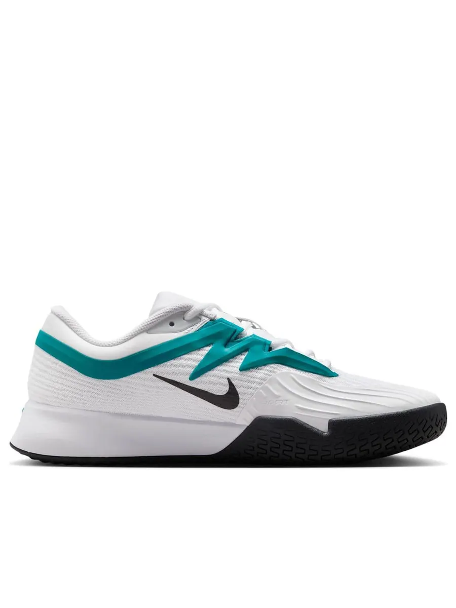 Кроссовки Nike Court Air Zoom Vapor Pro 3 HC 'White Black Radiant Emerald' — изображение 2 из 6, белый