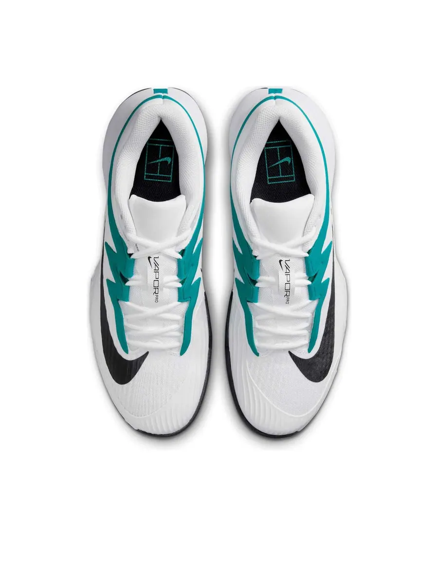 Кроссовки Nike Court Air Zoom Vapor Pro 3 HC 'White Black Radiant Emerald' — изображение 4 из 6, белый