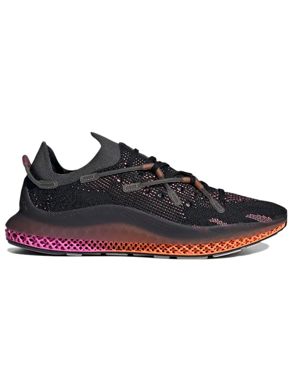 Кроссовки 4d fusion Adidas — изображение 2 из 4, черный/оранжевый