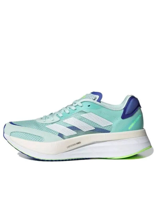 Кроссовки adizero boston 10 Adidas — изображение 1 из 4, зеленый
