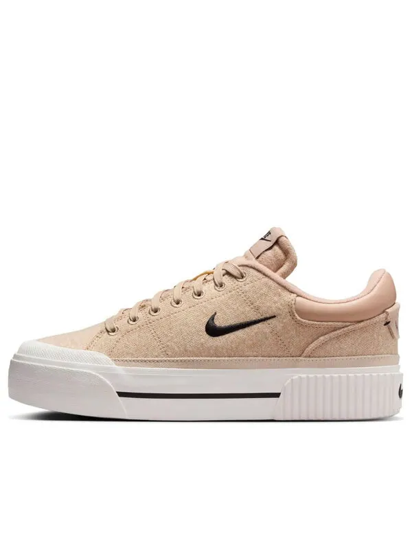 Кроссовки court legacy lift 'hemp sail black' Nike — изображение 1 из 4, черный