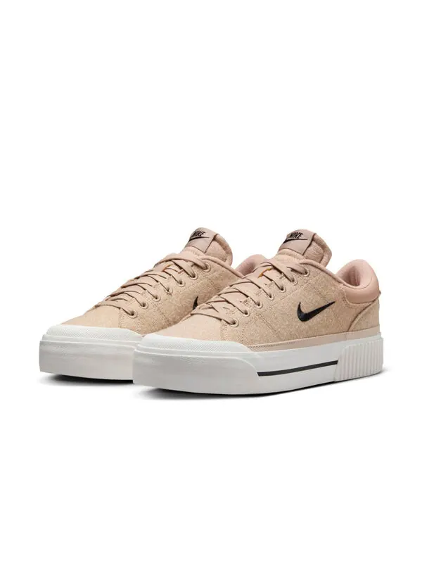 Кроссовки court legacy lift 'hemp sail black' Nike — изображение 3 из 4, черный
