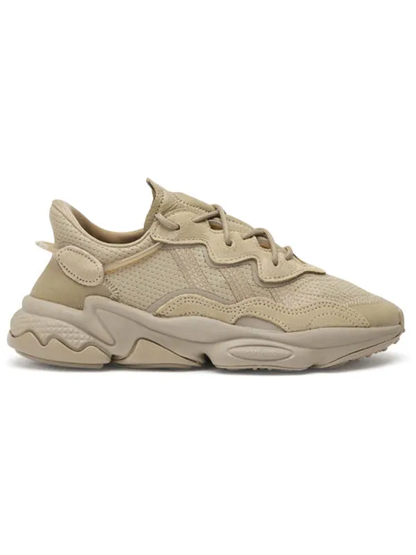 Кроссовки оригинальные ozweego коричневые Adidas — изображение 2 из 4, коричневый