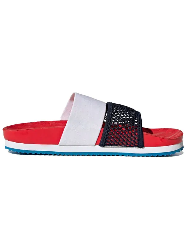 Тапочки stella mccartney x lette slides slippers red Adidas — изображение 2 из 4, красный