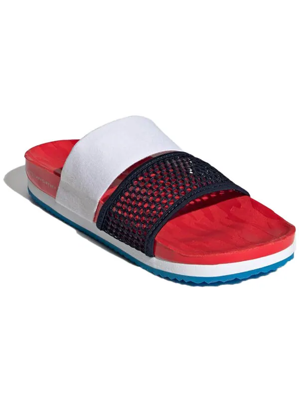 Тапочки stella mccartney x lette slides slippers red Adidas — изображение 3 из 4, красный