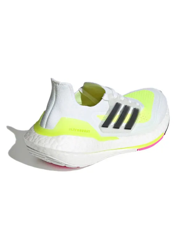 Кроссовки ultraboost 21 j Adidas — изображение 4 из 4, белый/желтый