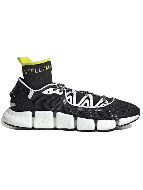 Кроссовки stella mccartney x climacool vento Adidas — изображение 2 из 4, черный/белый