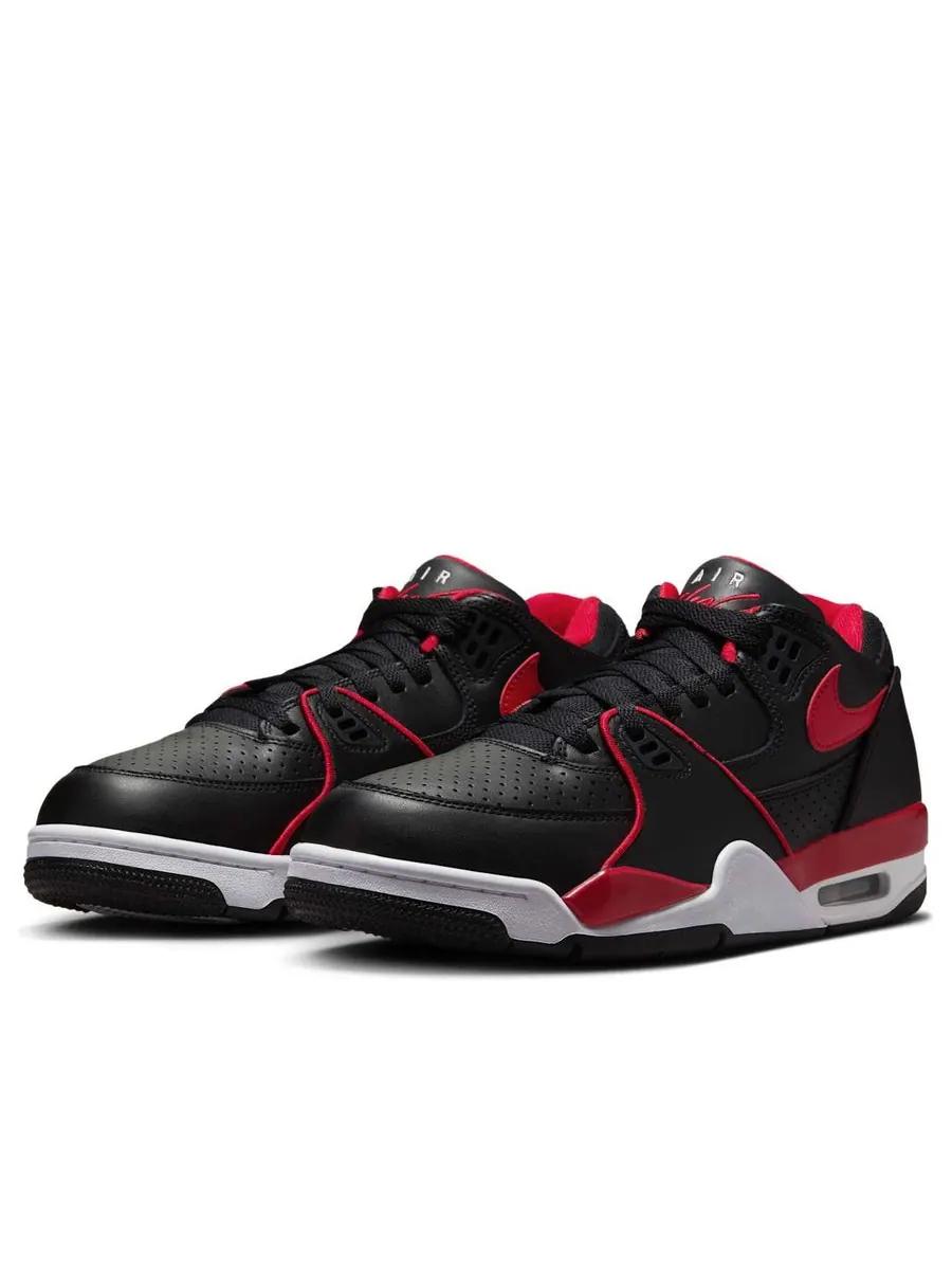 Кроссовки Nike Air Flight 89 Low 'Bred' — изображение 3 из 6, черный