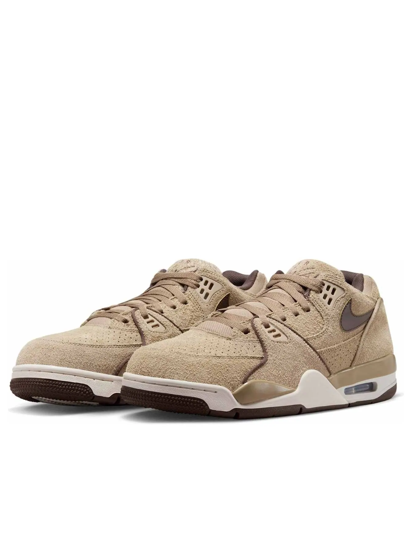 Кроссовки Nike Air Flight 89 Low 'Khaki Suede' — изображение 3 из 6, коричневый
