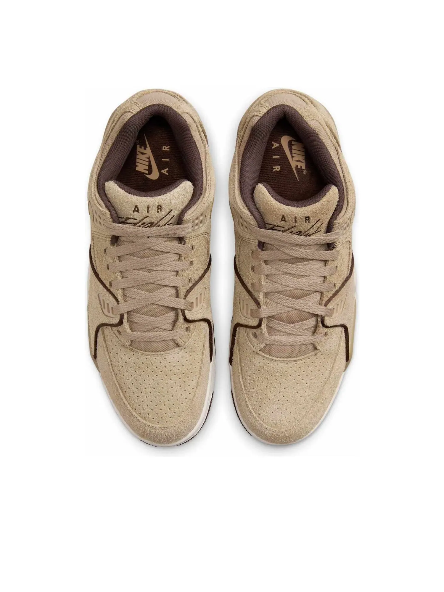 Кроссовки Nike Air Flight 89 Low 'Khaki Suede' — изображение 4 из 6, хаки//коричневый