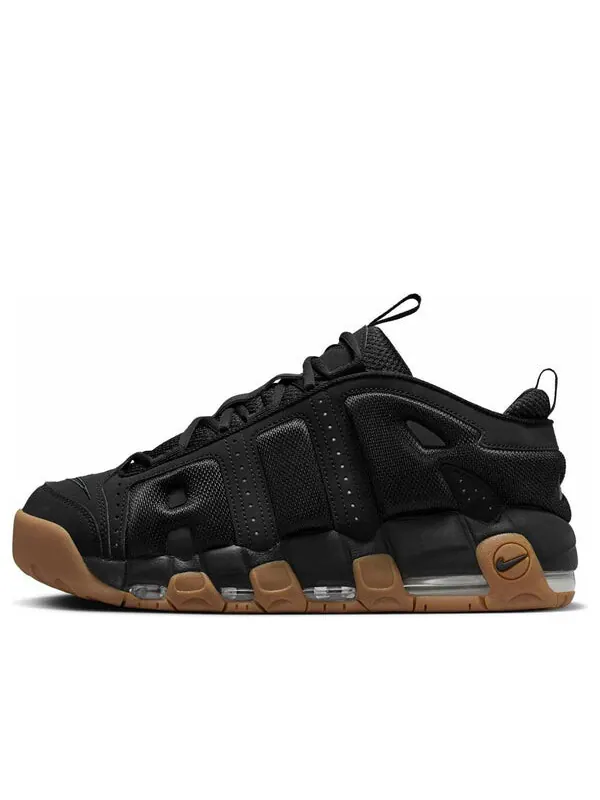 Кроссовки air more uptempo low 'black gum' Nike — изображение 1 из 4, черный
