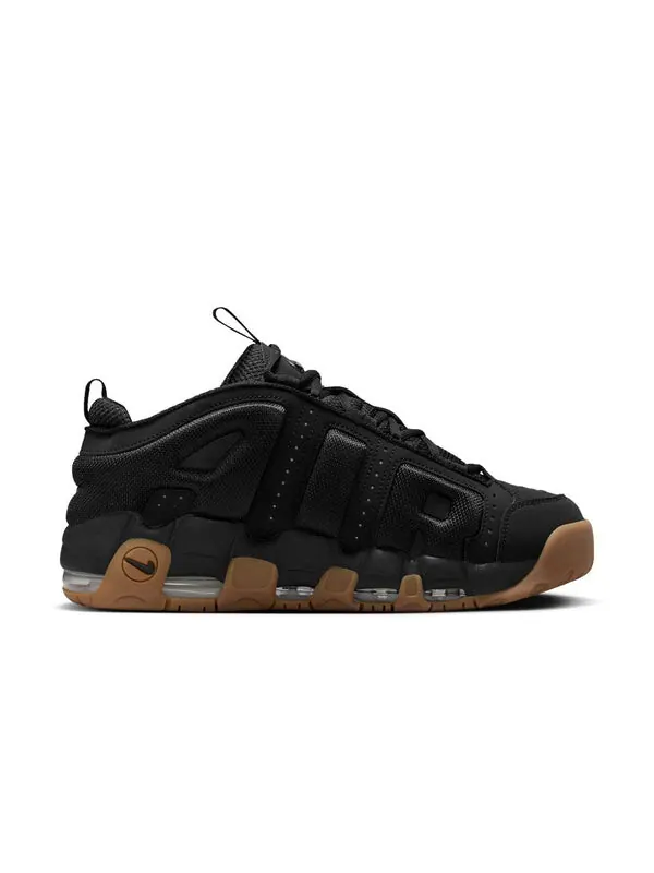 Кроссовки air more uptempo low 'black gum' Nike — изображение 2 из 4, черный