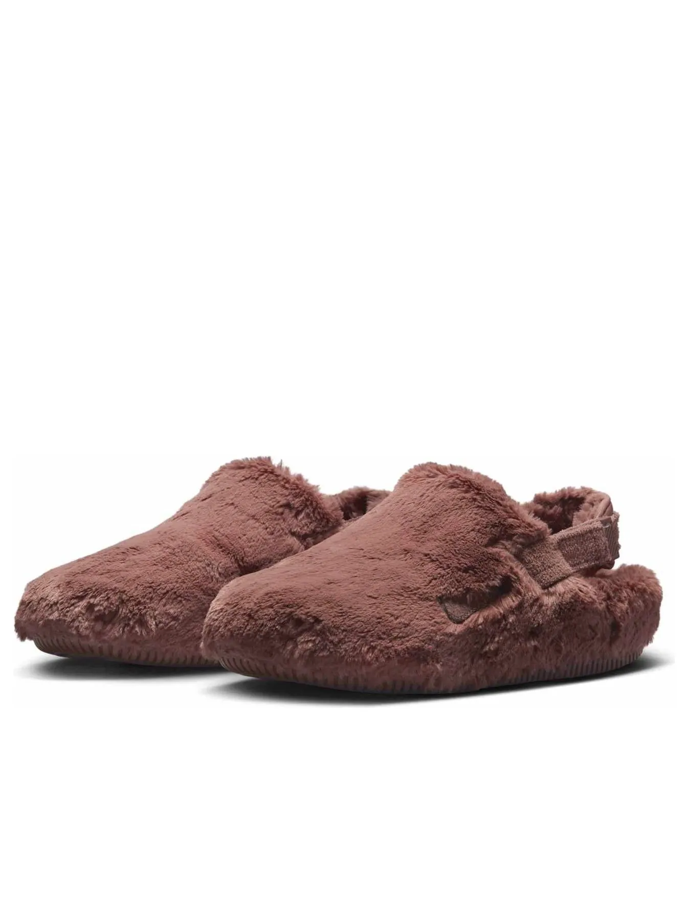 (WMNS) Nike Calm Mule SE 'Mirk Brown Fur' — изображение 4 из 6, коричневый