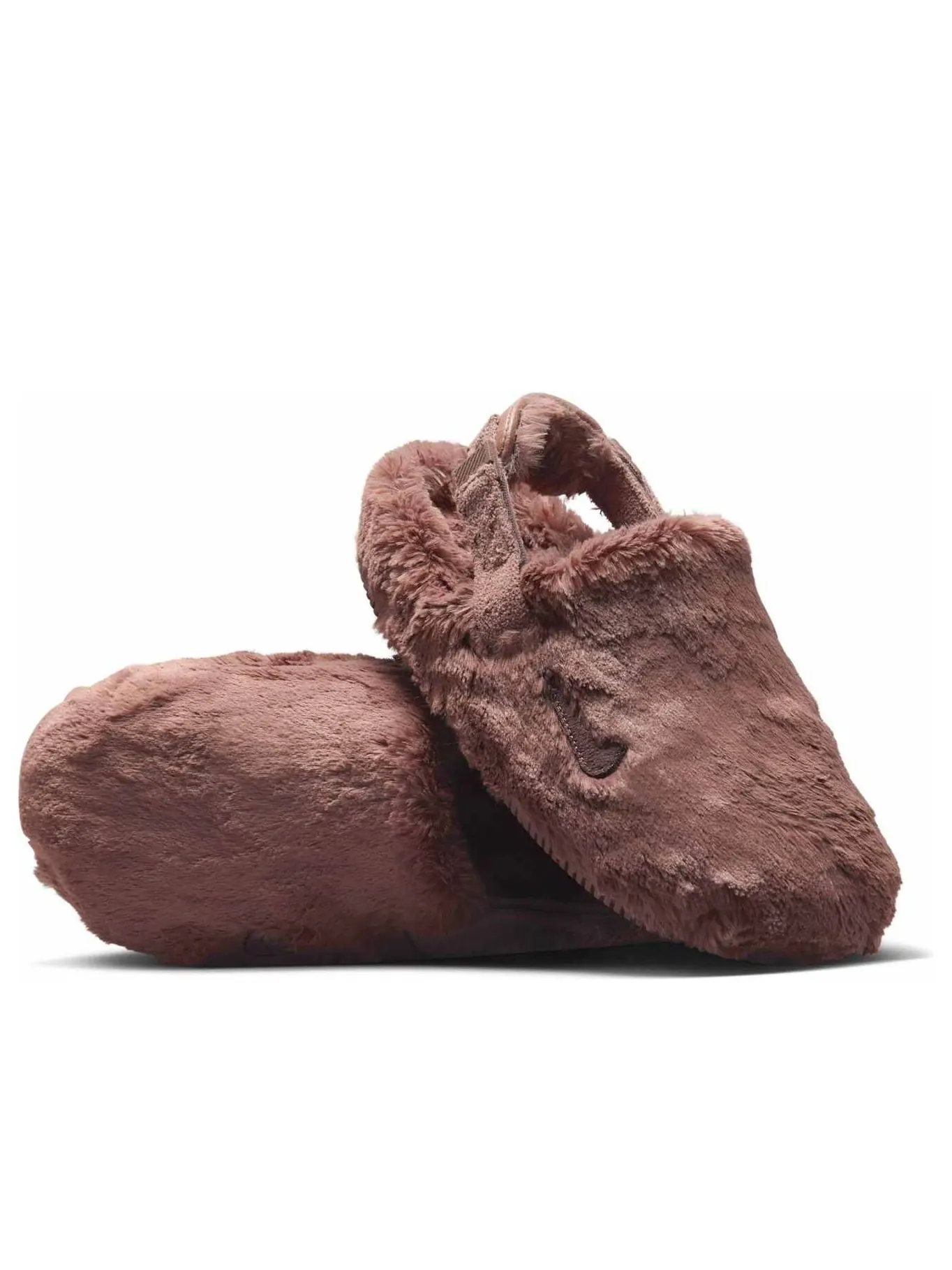 (WMNS) Nike Calm Mule SE 'Mirk Brown Fur' — изображение 5 из 6, коричневый