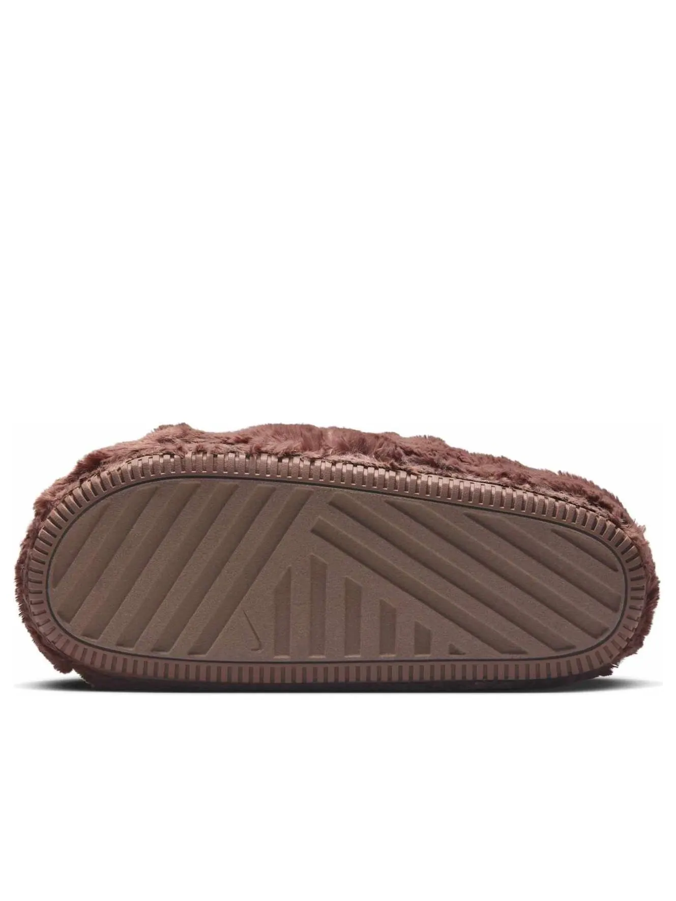 (WMNS) Nike Calm Mule SE 'Mirk Brown Fur' — изображение 6 из 6, коричневый