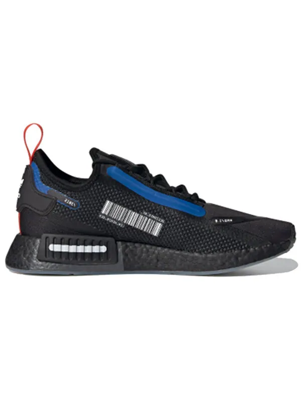 Кроссовки nmd_r1 Adidas — изображение 2 из 4, черный/черный/желтый