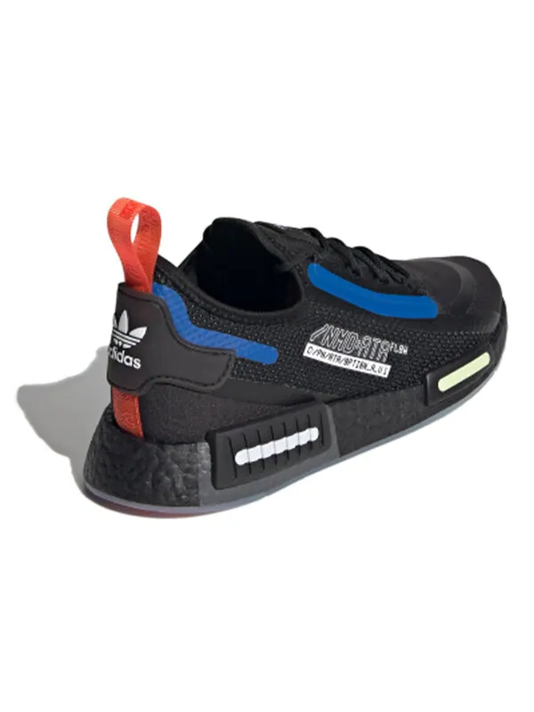 Кроссовки nmd_r1 Adidas — изображение 4 из 4, черный/черный/желтый