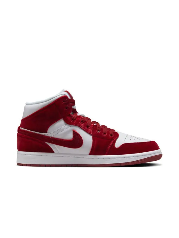 Кроссовки 1 mid se 'red velvet' Air Jordan — изображение 2 из 4