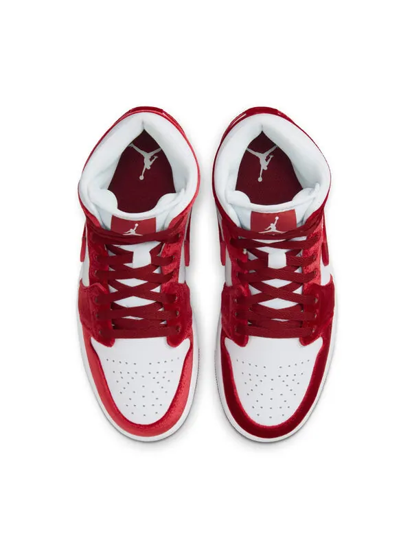 Кроссовки 1 mid se 'red velvet' Air Jordan — изображение 4 из 4