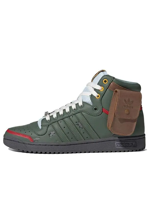Кроссовки star wars x top ten hi Adidas — изображение 1 из 4, зеленый/зеленый