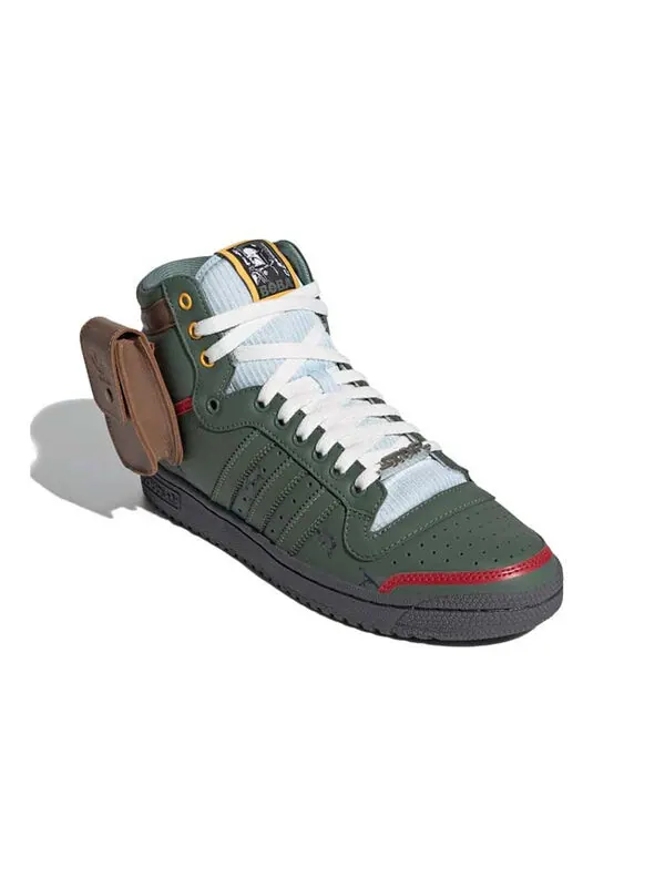 Кроссовки star wars x top ten hi Adidas — изображение 3 из 4, зеленый/зеленый