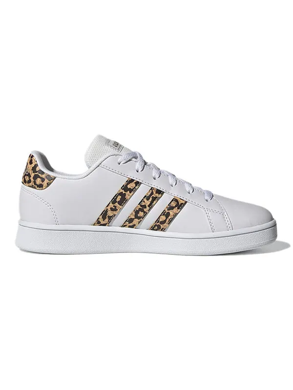 Кроссовки neo grand court kids Adidas — изображение 2 из 4, белый