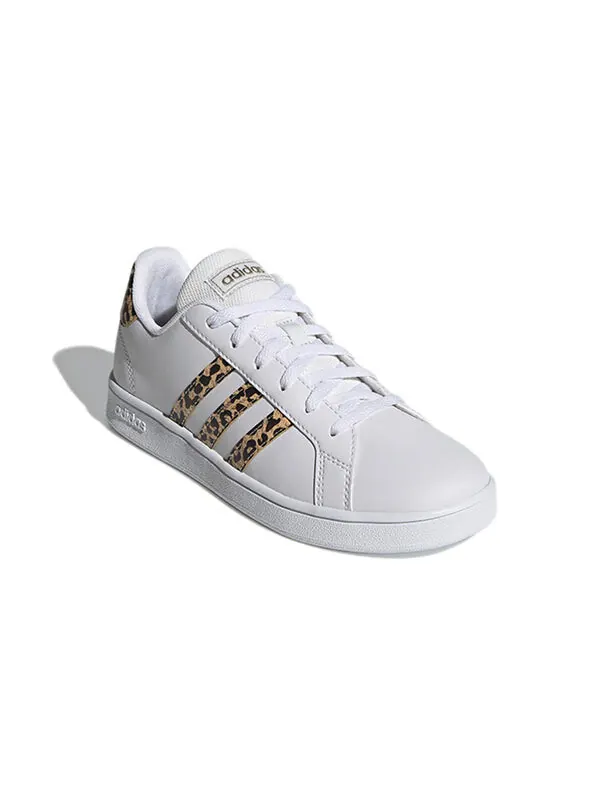 Кроссовки neo grand court kids Adidas — изображение 3 из 4, белый