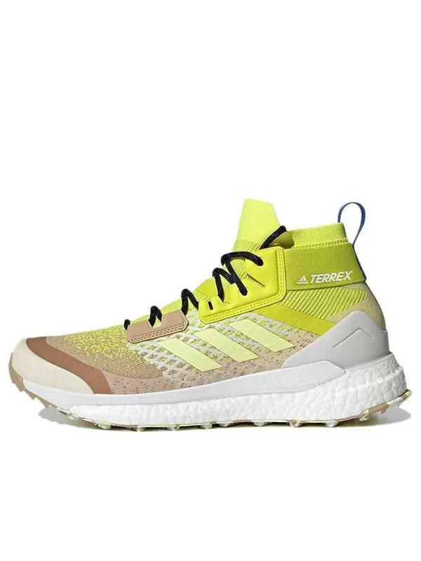 Кроссовки adidas Terrex Free Hiker Primeblue 'Pulse Yellow Beige Tone' — изображение 1 из 4, желтый