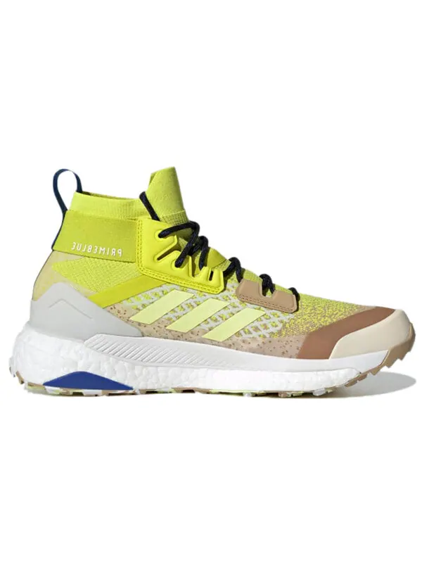 Кроссовки adidas Terrex Free Hiker Primeblue 'Pulse Yellow Beige Tone' — изображение 2 из 4, желтый