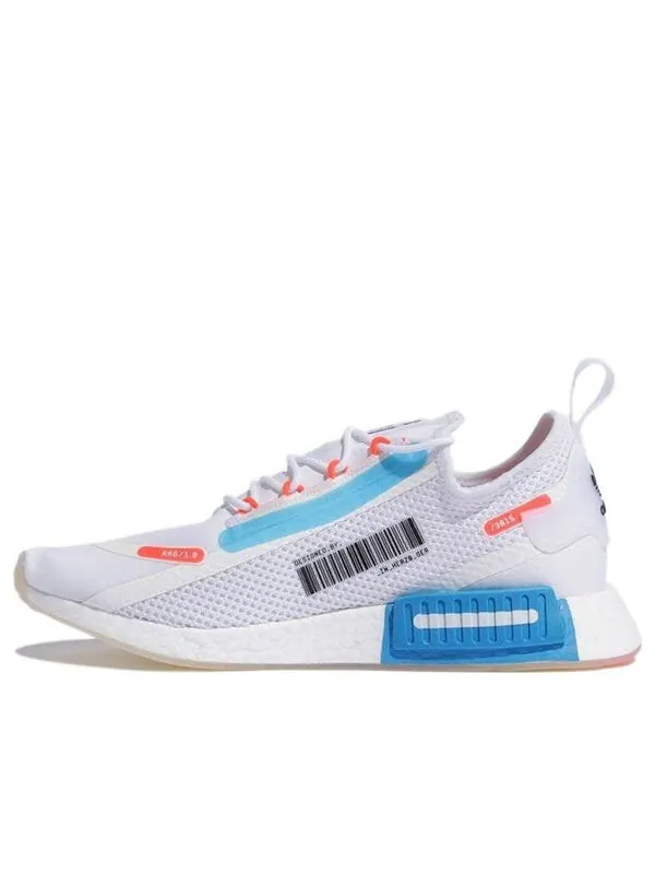 Кроссовки nmd_r1 spectoo Adidas — изображение 1 из 4, белый/синий