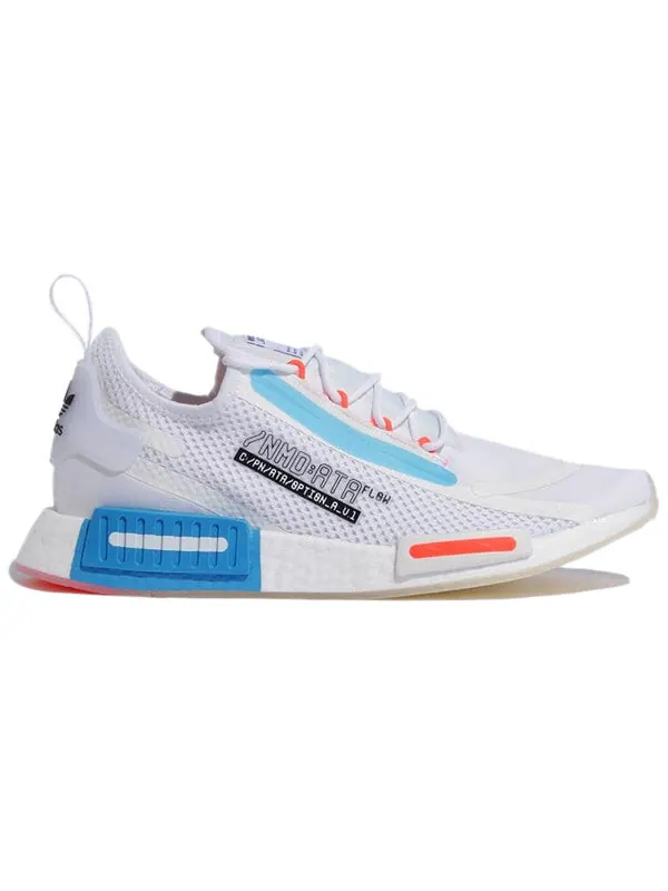 Кроссовки nmd_r1 spectoo Adidas — изображение 2 из 4, белый/синий