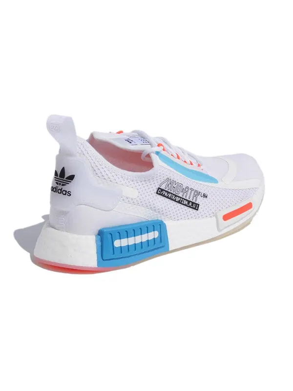 Кроссовки nmd_r1 spectoo Adidas — изображение 4 из 4, белый/синий