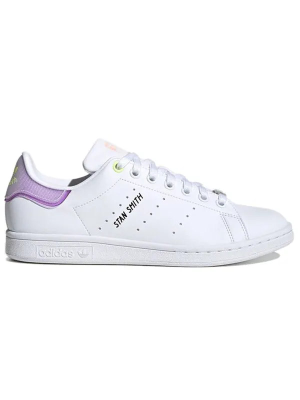 Кроссовки Стэн Смит Adidas — изображение 2 из 4, белый/фиолетовый