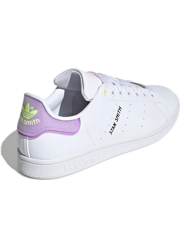 Кроссовки Стэн Смит Adidas — изображение 4 из 4, белый/фиолетовый