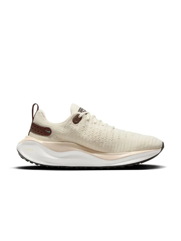 Кроссовки react infinity run flyknit 4 'beige' Nike — изображение 2 из 4, бежевый/коричневый