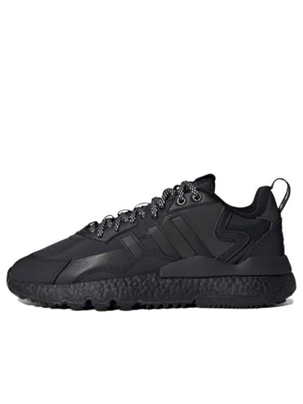 Кроссовки оригинальные nite jogger зимние Adidas — изображение 1 из 4, черный