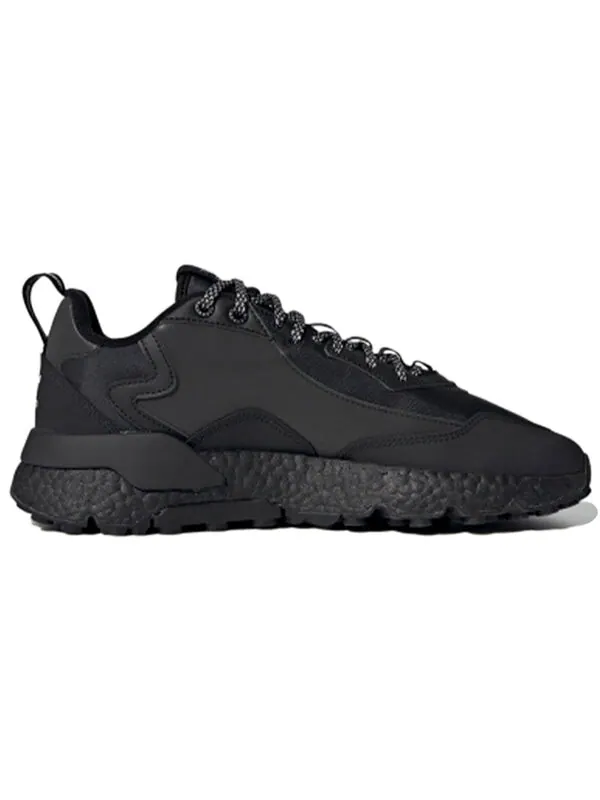 Кроссовки оригинальные nite jogger зимние Adidas — изображение 2 из 4, черный