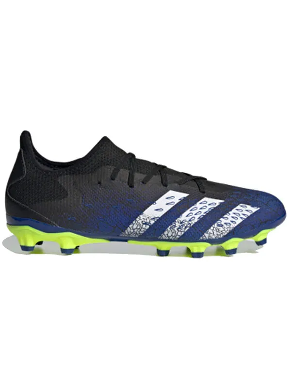 Кроссовки Predator Freak.3 низкий мг Adidas — изображение 2 из 4, черный/белый/синий