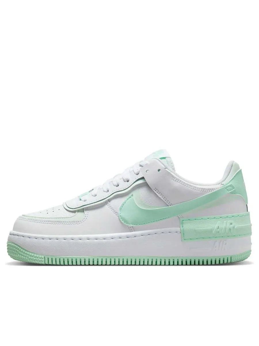 Кроссовки (WMNS) Nike Air Force 1 Shadow 'White Mint Foam' — изображение 1 из 6, белый
