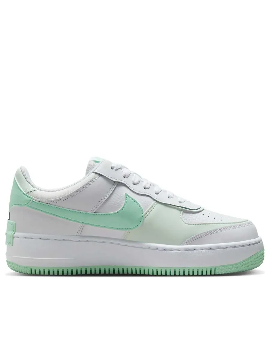 Кроссовки (WMNS) Nike Air Force 1 Shadow 'White Mint Foam' — изображение 2 из 6, белый