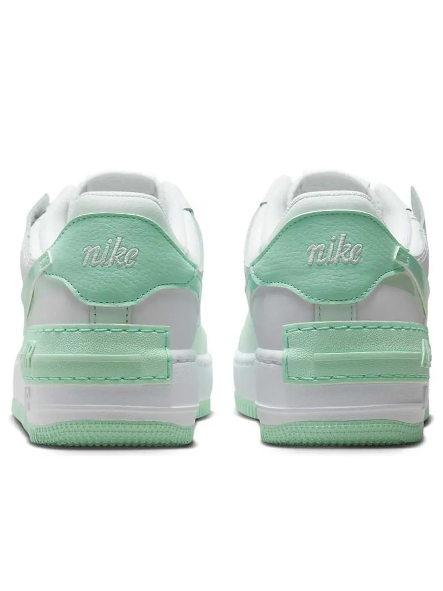 Кроссовки (WMNS) Nike Air Force 1 Shadow 'White Mint Foam' — изображение 5 из 6, белый