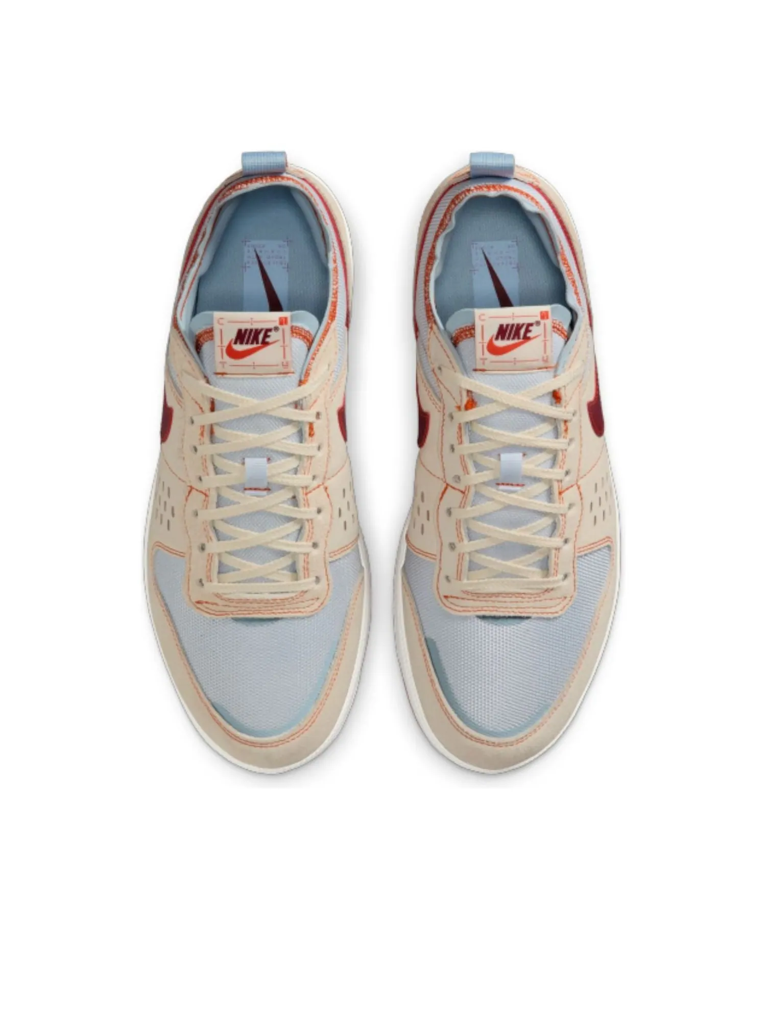 Кроссовки Nike C1ty 'Soft Pearl Team Red Grey' — изображение 2 из 5, мульти