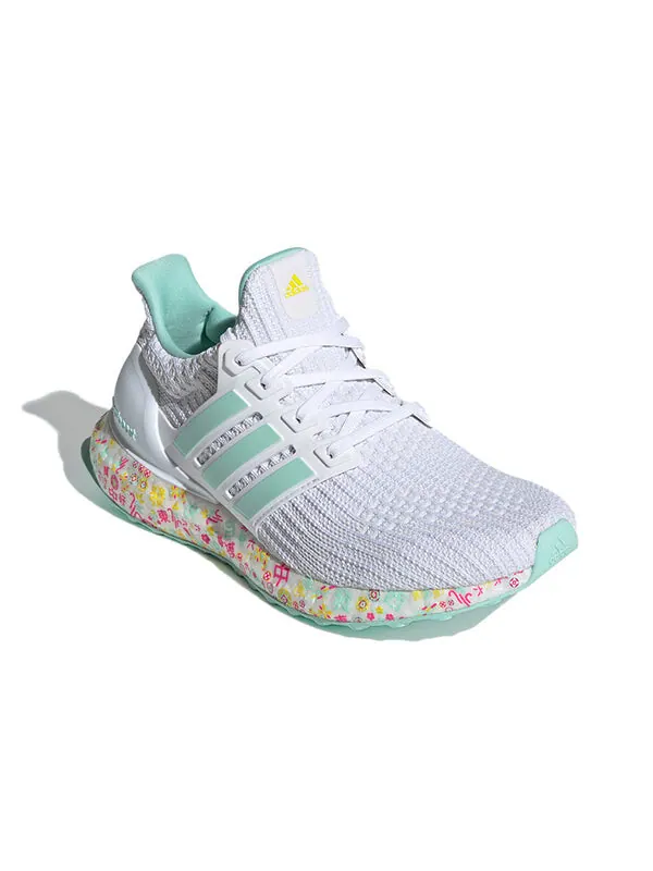 Кроссовки ultra boost Adidas — изображение 3 из 4, белый/зеленый